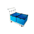 DY-04  Moveable Multilayer Lean Pipe stainless steel trolley cart for Workshop Industrial